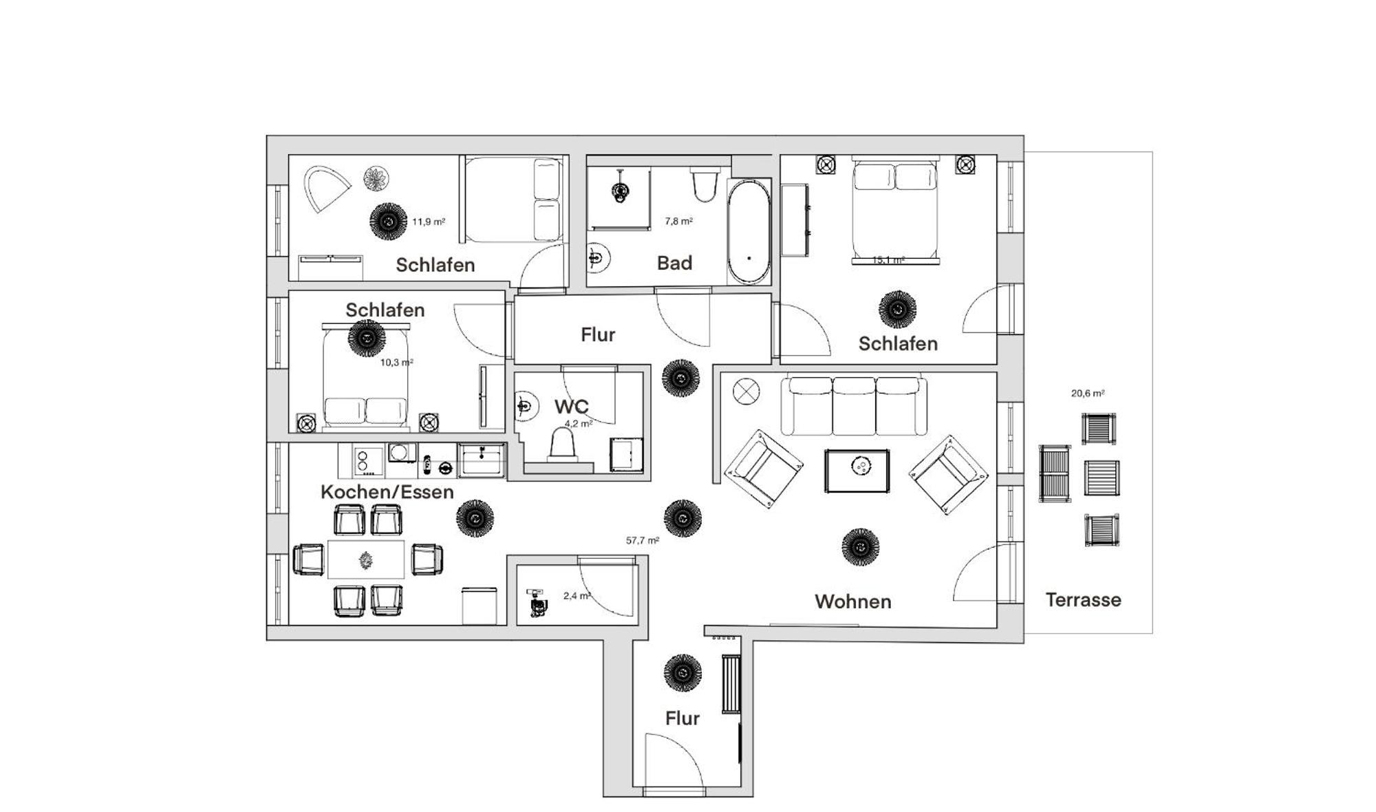 Pineapple Apartments Dresden Altstadt I - 117 Qm - 1X Free Parking Exteriör bild